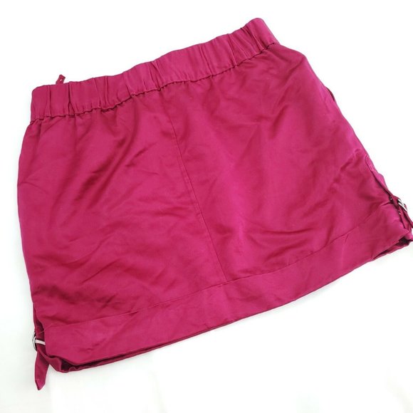 Club Monaco Womens Fuchsia Fully Lined Adjustable Straps Mini Skirt Size 2 - Picture 3 of 13